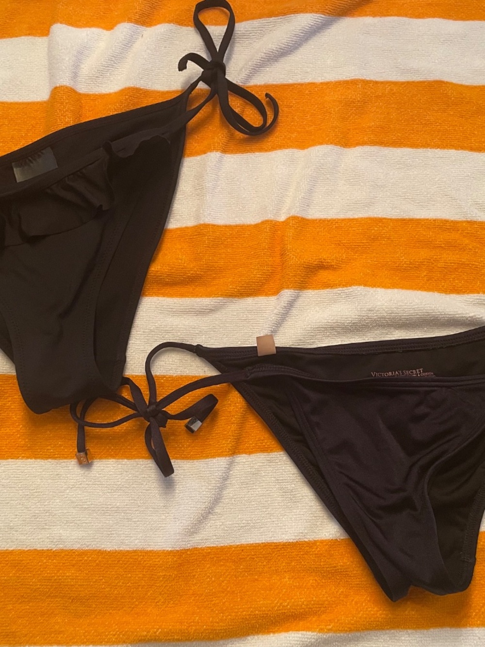 Two Black Bikini Bottoms